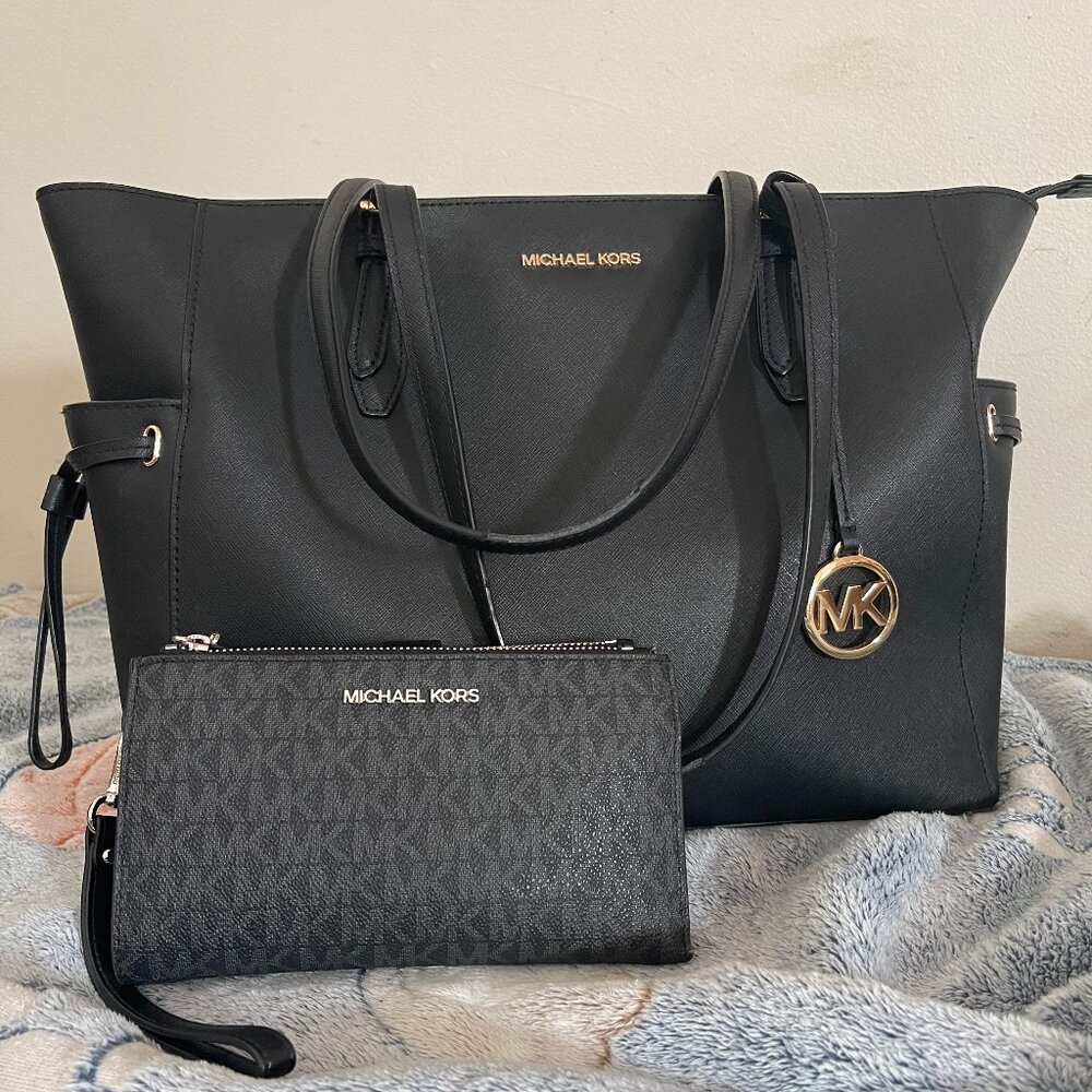 Michael Kors Purse and Wallet-Black